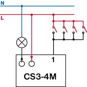 Spínač časový Elektrobock CS3-4M pod vypínač 

 obrázek produktu 2 z 2