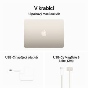 Notebook Apple MacBook Air 13" M3 8-GPU 8GB 256GB - Starlight CZ 

 obrázek produktu 8 z 8
