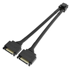 Adaptér AKASA Dual SATA na 8P CPU, 18AWG, 15cm černý

 obrázek produktu 5 z 5