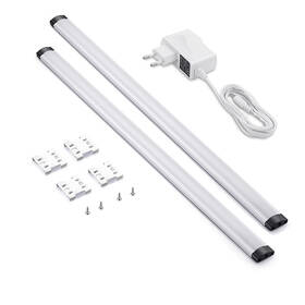 Podlinkové svítidlo Solight dotykové, stmívatelné, 2x 5W, 4100K, 2x 50cm bílé

 obrázek produktu 3 z 5
