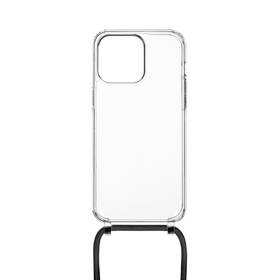 Kryt na mobil FIXED Pure Neck s černou šňůrkou na krk na Apple iPhone 15 Pro Max průhledný

 obrázek produktu 1 z 3