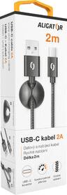 Kabel Aligator Premium USB/USB-C, 2m černý

 obrázek produktu 1 z 7