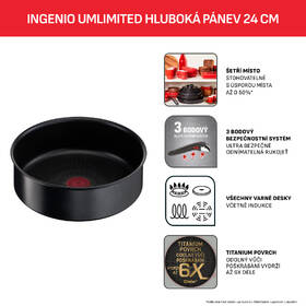 Pánev Tefal L7633502, 24 cm černá

 obrázek produktu 4 z 7
