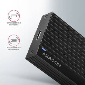 Externí rámeček Axagon THIN RIB box, USB-C 3.2 Gen 2 - M.2 NVMe SSD černý

 obrázek produktu 4 z 7
