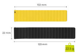 Řemínek Mobile Origin Easy Strap Magnetic Watch 22mm černý/žlutý

 obrázek produktu 4 z 7