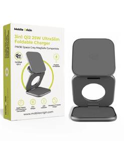 Bezdrátová nabíječka Mobile Origin 3in1 Qi2 25W UltraSlim PW36 šedá

 obrázek produktu 10 z 11