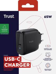 Nabíječka do sítě Trust Maxo 65 W USB-C s kabelem USB-C/USB-C, 2 m černý

 obrázek produktu 7 z 8