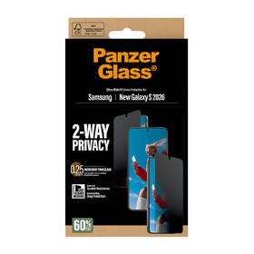 Tvrzené sklo PanzerGlass Privacy na Samsung Galaxy S26 s instalačním rámečkem 

 obrázek produktu 5 z 11