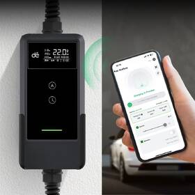 Cestovní nabíjecí stanice dé pro elektromobily 22 kW s 7m kabelem, verze s CZ aplikací černá

 obrázek produktu 4 z 7