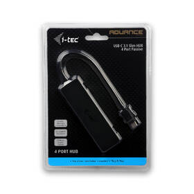 USB Hub i-tec USB-C / 4x USB 3.0 černý

 obrázek produktu 4 z 6