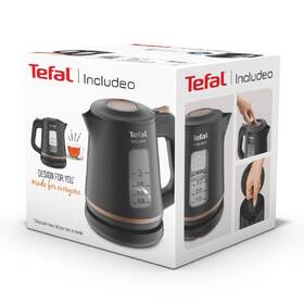 Rychlovarná konvice Tefal Includeo KI533811 černá barva
