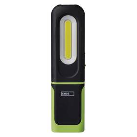 Svítilna EMOS COB LED + SMD LED, 330 lm, 1200 mAh černá/zelená

 obrázek produktu 1 z 12