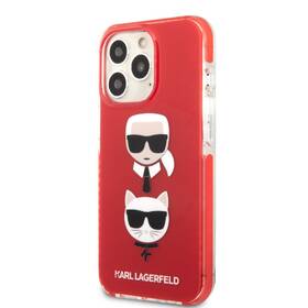 Kryt na mobil Karl Lagerfeld Karl and Choupette Heads na Apple iPhone 13 Pro červený

 obrázek produktu 1 z 3