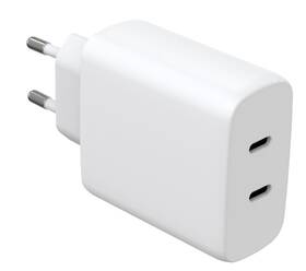 Nabíječka do sítě WG 2x USB-C, 50 W bílá

 obrázek produktu 1 z 2
