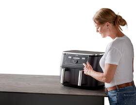 Fritéza horkovzdušná Ninja AF400EU Foodie MAX Dual Zone 9,5 l černá barva
