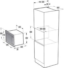Mikrovlnná trouba Gorenje BM 300 X nerez

 obrázek produktu 3 z 3