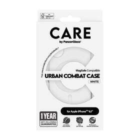 Kryt na mobil PanzerGlass CARE Urban Combat MagSafe na Apple iPhone 16 bílý/průhledný

 obrázek produktu 3 z 4