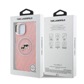 Kryt na mobil Karl Lagerfeld IML K&CH Heads Repeated Logo MagSafe na Apple iPhone 15 růžový

 obrázek produktu 6 z 6
