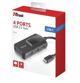 USB Hub Trust Oila USB-C/4x USB 3.1 

 obrázek produktu 5 z 5