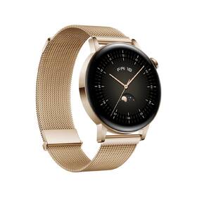 Chytré hodinky Huawei Watch GT 3 42 mm (Elegant) - Light Gold + Light GoldMilanese Strap 

 obrázek produktu 2 z 7