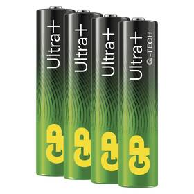 Baterie alkalická GP Ultra Plus AAA (LR03), 4 ks 

 obrázek produktu 2 z 5