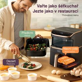 Fritéza horkovzdušná COSORI DC123S TurboTower Pro, 10,8 l černý

 obrázek produktu 8 z 10