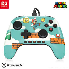 Gamepad PowerA Advantage - Nintendo Switch 2 - Super Mario Time tyrkysový

 obrázek produktu 1 z 9