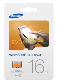 Paměťová karta Samsung 16GB UHS-I U1 (48R/10W) + adapter 

 obrázek produktu 3 z 3