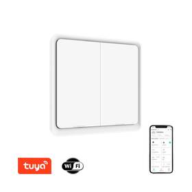 Vypínač IMMAX NEO SMART vypínač 2-tlačítkový Wi-Fi, 230V bílý

 obrázek produktu 1 z 6