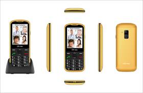 Mobilní telefon CPA Halo 28 Senior zlatý

 obrázek produktu 9 z 9