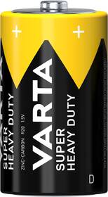 Baterie zinkouhlíková Varta Super Heavy Duty D, R20, blistr 2ks 

 obrázek produktu 1 z 1