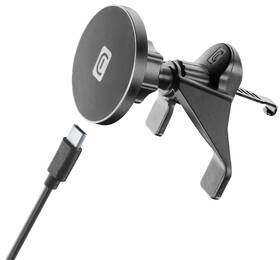 Držák na mobil CellularLine Touch Air Mag do mřížky ventilace s podporou MagSafe a bezdrátovým nabíjením černý

 obrázek produktu 1 z 2