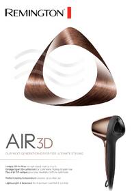 Fén Remington Air3D Dryer D7777 bronzový

 obrázek produktu 8 z 11