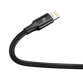 Kabel Baseus Rapid Series 3v1 USB-C (Micro USB/Lightning/USB-C) PD 20W 1,5m černý

 obrázek produktu 3 z 10