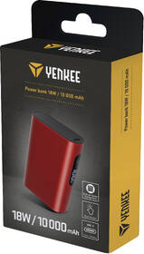 Powerbanka YENKEE YPB 1180 RD 10 000mAh PD18W červená

 obrázek produktu 3 z 3