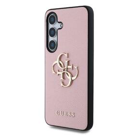 Kryt na mobil Guess PU Grained 4G Metal Logo na Samsung Galaxy S25 růžový

 obrázek produktu 2 z 6
