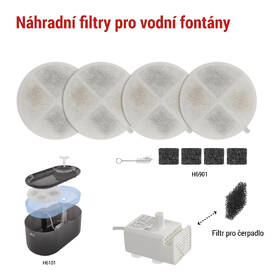 Filtr EMOS PET-901 pro vodní fontány (4 ks) 

 obrázek produktu 4 z 9