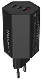 Nabíječka do sítě Canyon HEXAGON 65 GaN 65W 2x USB-C/1xUSB-A černá

 obrázek produktu 2 z 5