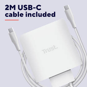 Nabíječka do sítě Trust MAXO 100W 2-Port GaN, USB-C bílý

 obrázek produktu 12 z 14