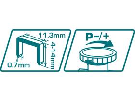 Sponkovačka Total tools THT311425 

 obrázek produktu 1 z 3