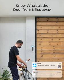 Videozvonek Reolink VIDEO DOORBELL Wi-Fi černý

 obrázek produktu 5 z 9