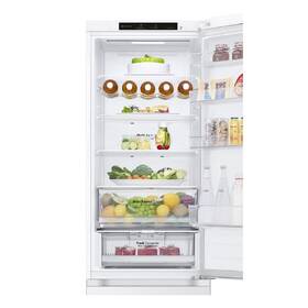 Chladnička s mrazničkou LG GBV3200CSW bílá barva
