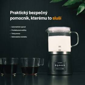 Automatický pěnič mléka Lauben Glass Milk Frother 600BG černý/sklo

 obrázek produktu 9 z 11