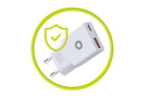 Nabíječka do sítě Mobile Origin Slim 1x USB-A/1x USB-C GaN 30W bílá

 obrázek produktu 4 z 8