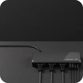 Kabel prodlužovací Cubenest SlimLine PowerStrip, 3xAC zásuvka, 2xUSB-A + 2x USB-C 33W, 1,5m černý

 obrázek produktu 6 z 7