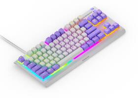 Klávesnice SteelSeries Apex 3 TKL Amethyst, US layout bílá/fialová

 obrázek produktu 3 z 8