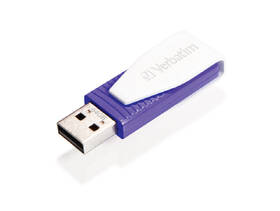 USB Flash Verbatim Swivel 64GB fialový

 obrázek produktu 2 z 4