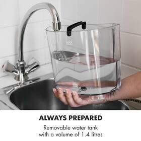 Espresso Klarstein BellaVita šedá barva
