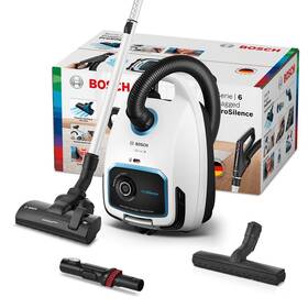 Podlahový vysavač Bosch BGB6SIL1 bílá barva
