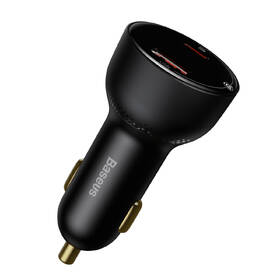 Adaptér do auta Baseus Supreme PPS 1x USB, 1x USB-C 95W + USB-C kabel 100W 1m černý

 obrázek produktu 2 z 9